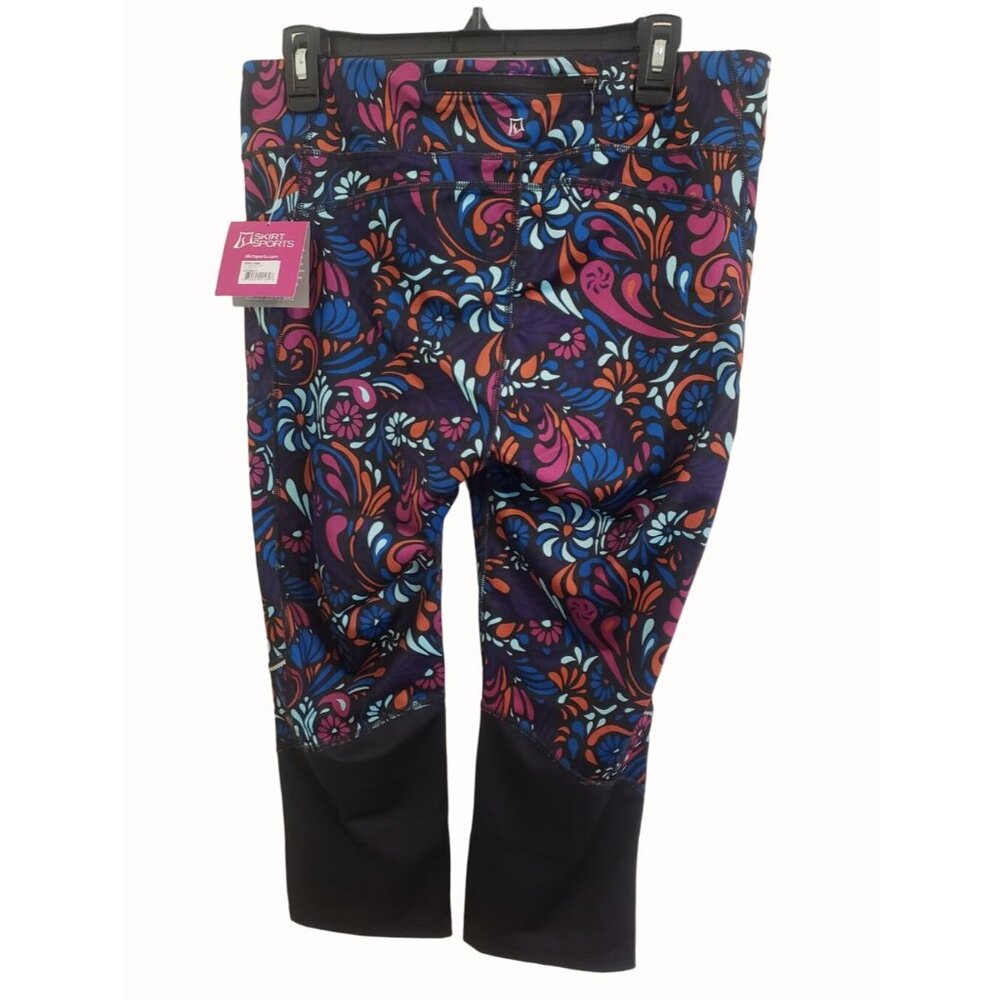 Skirt Sports Pocketopia Capri Leggings XL Bonita Print NWT Pockets Activewear - Picture 5 of 9
